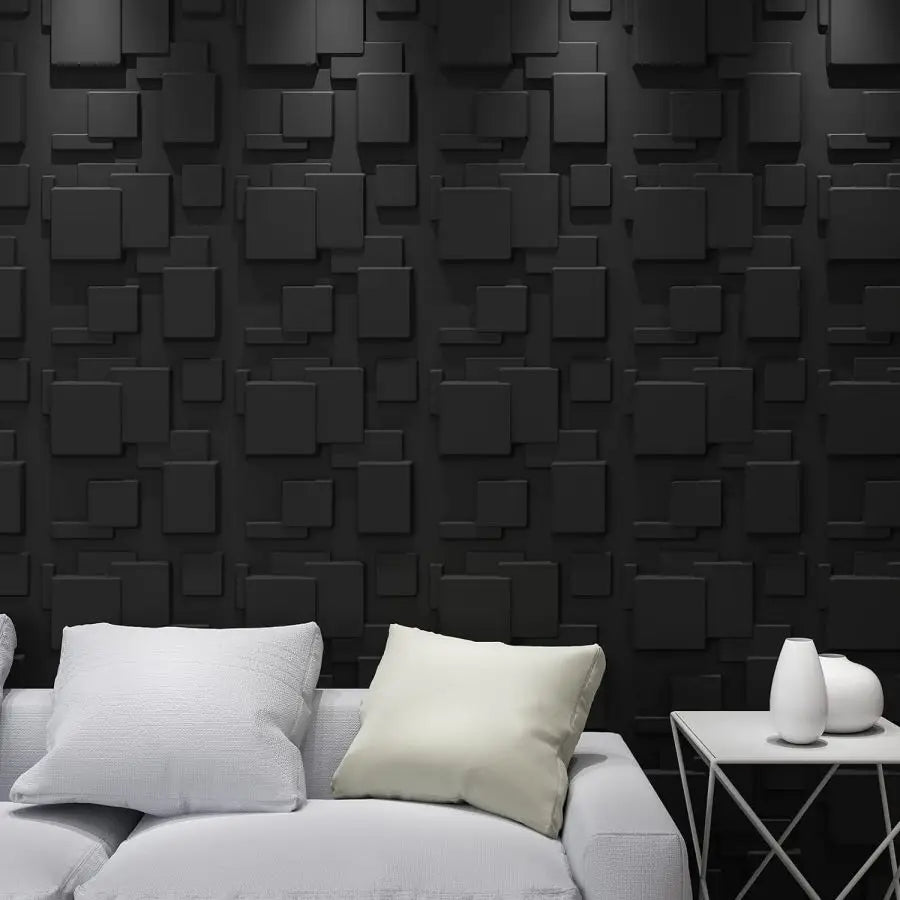 KUUJOJO Decorative 3D Wall Panel for Interior Wall Decoration, 11.8 In. X 11.8 In.
