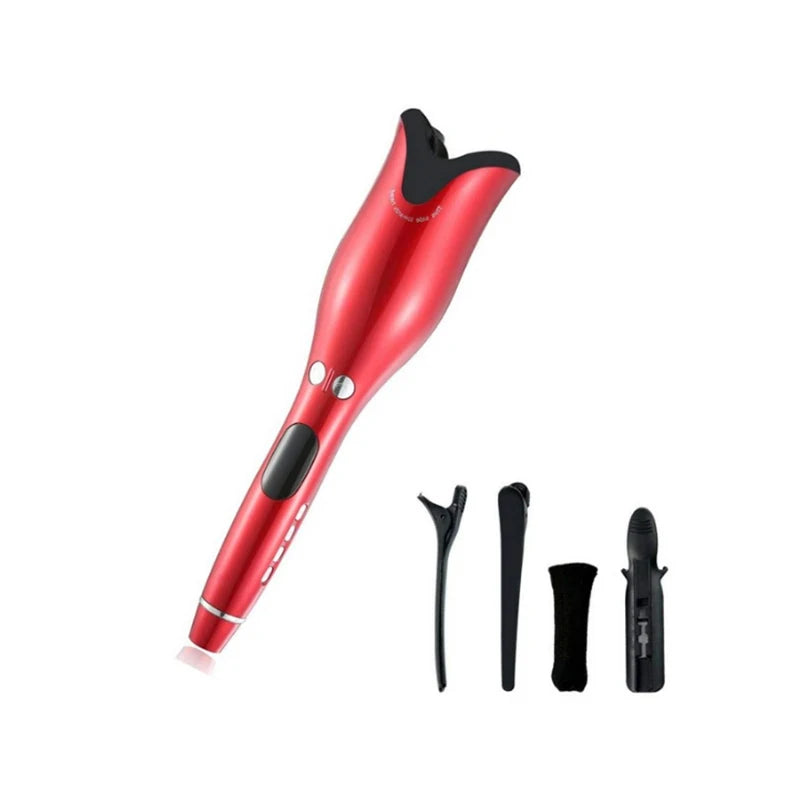 Hot Selling Multifunctional Automatic Rotating Curler for Women'S Hairstyles Portable Ceramic Coated Curling Iron