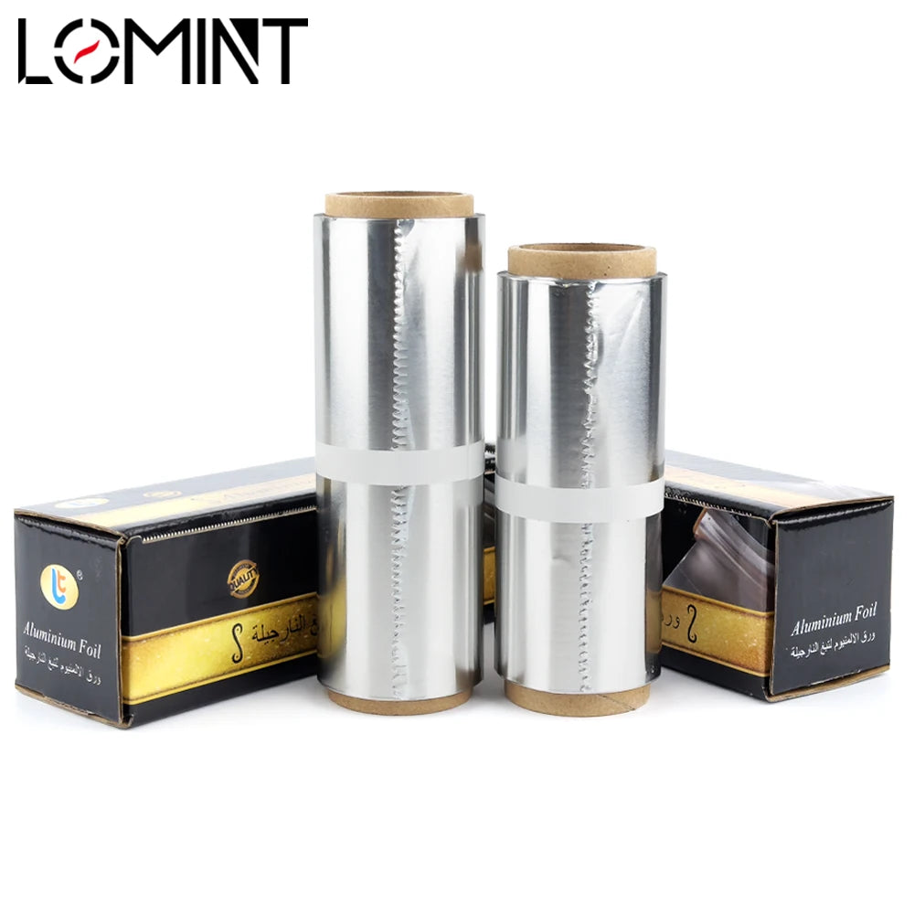 Premium Hookah Aluminum Foil Paper with Saw Blade Color Box Shisha Charcoal Holder Chicha Accessories Thickness 0.03Mm