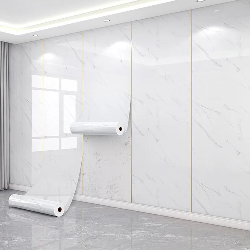 Imitation Tile Marble Sticker Self-Adhesive PVC Decorative Waterproof Imitation Wall Panel Aluminum Plastic Panel Wall Stickers