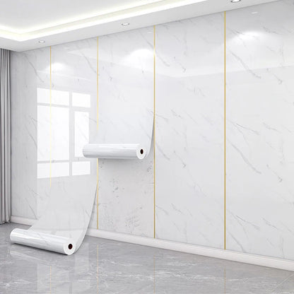 Imitation Tile Marble Sticker Self-Adhesive PVC Decorative Waterproof Imitation Wall Panel Aluminum Plastic Panel Wall Stickers