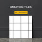 Self-Adhesive Wallpaper Imitation Ceramic Tiles Wall Art Waterproof and Moisture-Proof Pvc Wall Panel Kitchen Accessories Home