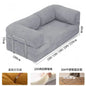 Italian Minimalist Retro High-End Corduroy Living Room Sofa, Compressed Sofa,Sofa Bed, Foldable, Washable, Customizable