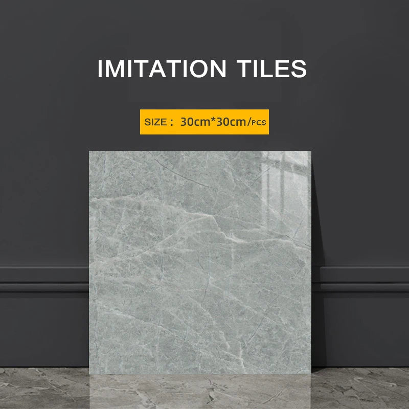 Self-Adhesive Wallpaper Imitation Ceramic Tiles Wall Art Waterproof and Moisture-Proof Pvc Wall Panel Kitchen Accessories Home