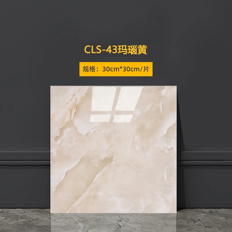 30*30CM Imitation Marble Wall Panels PVC 3D Waterproof Kitchen Decor Stickers Strong Adhesive Peel and Paste Tile Home Wallpaper
