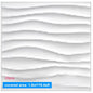 20PCS 3D Wall Panels 30X30Cm Indoor Wall Decoration for Living Room Bedroom Hotel Office Mural Tile-Panel-Mold 3D Wall Sticker