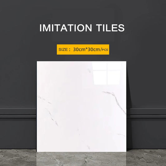 Imitation Ceramic Tiles Kitchen Accessories Waterproof and Moisture-Proof Self-Adhesive Wallpaper Wall Art Pvc Wall Panel Home