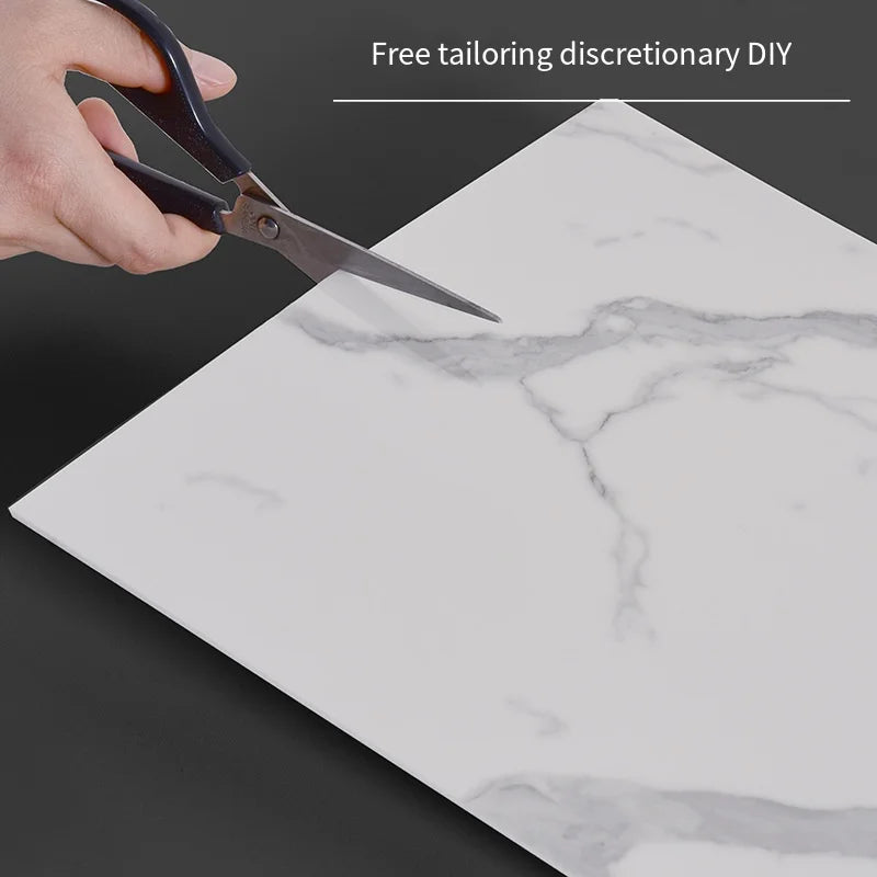 Imitation Ceramic Tiles Kitchen Accessories Waterproof and Moisture-Proof Self-Adhesive Wallpaper Wall Art Pvc Wall Panel Home