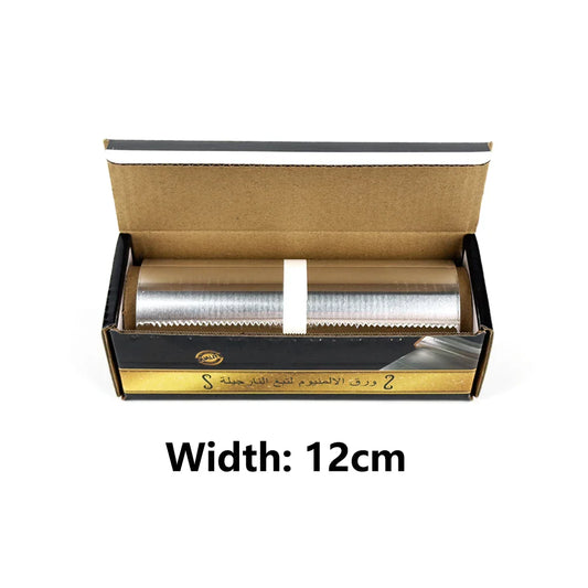 Premium Hookah Aluminum Foil Paper with Saw Blade Color Box Shisha Charcoal Holder Chicha Accessories Thickness 0.03Mm