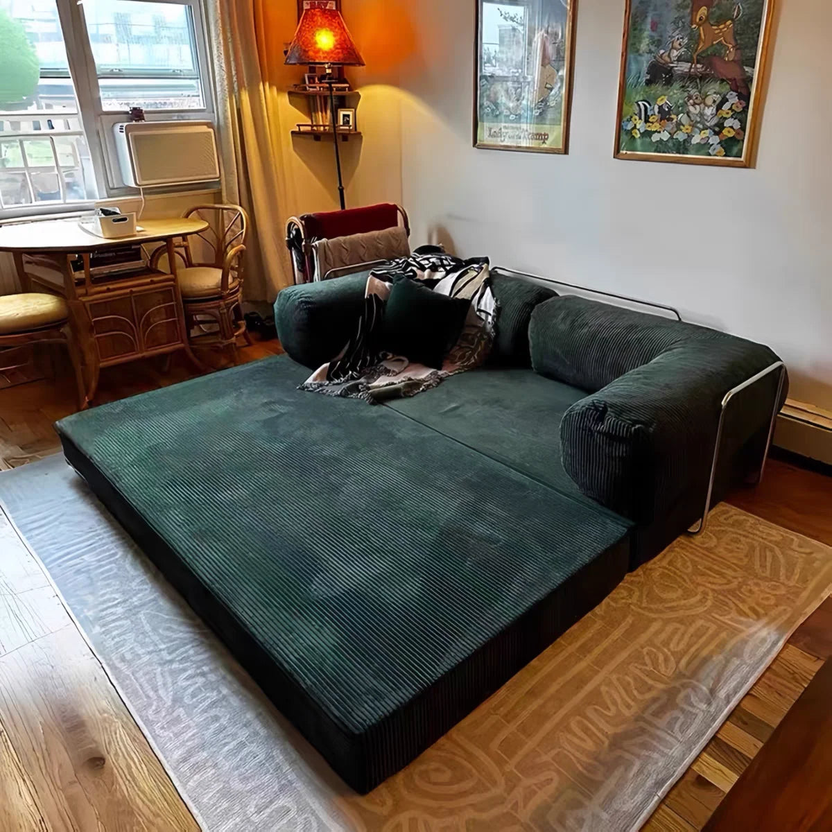 Vacuum Compression Sofa, Living Room Creative Straight Sofa, Functional Sofa Bed, Customizable