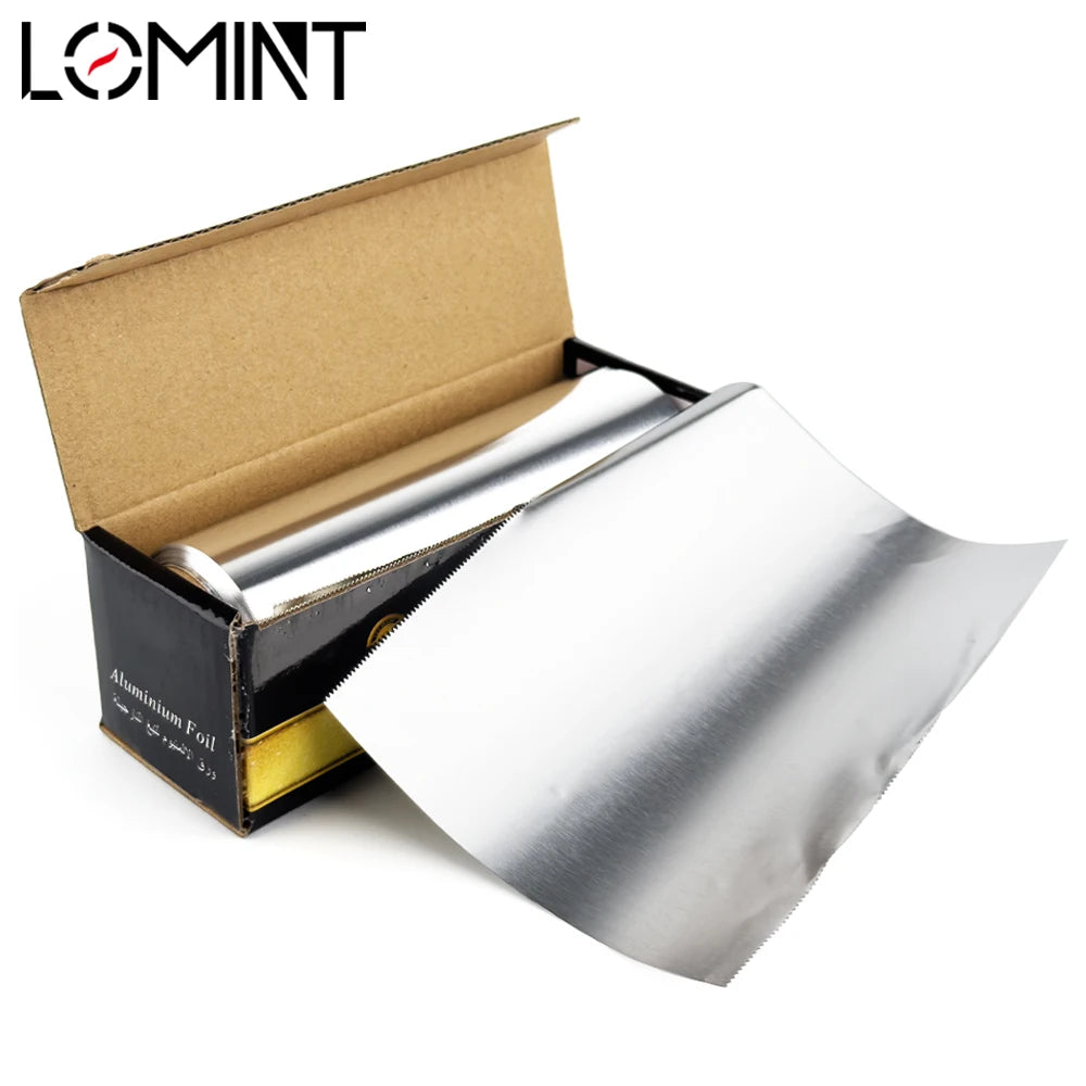 Premium Hookah Aluminum Foil Paper with Saw Blade Color Box Shisha Charcoal Holder Chicha Accessories Thickness 0.03Mm