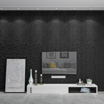 12/20/30Pcs 3D Pvc Wall Panels for Indoor Wall Decoration, for Living Room Hall Bedroom Hotel Office,Including Tape