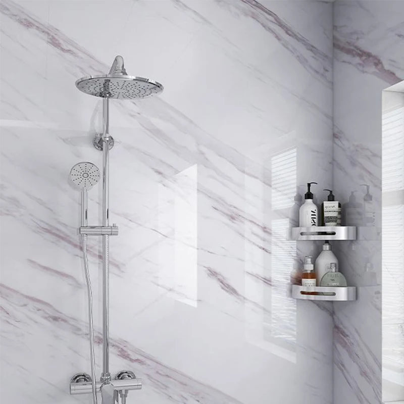 Imitation Tile Marble Sticker Self-Adhesive PVC Decorative Waterproof Imitation Wall Panel Aluminum Plastic Panel Wall Stickers