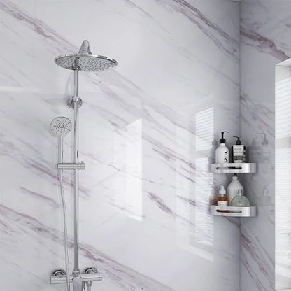 Imitation Tile Marble Sticker Self-Adhesive PVC Decorative Waterproof Imitation Wall Panel Aluminum Plastic Panel Wall Stickers