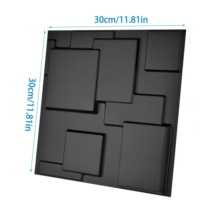 KUUJOJO Decorative 3D Wall Panel for Interior Wall Decoration, 11.8 In. X 11.8 In.